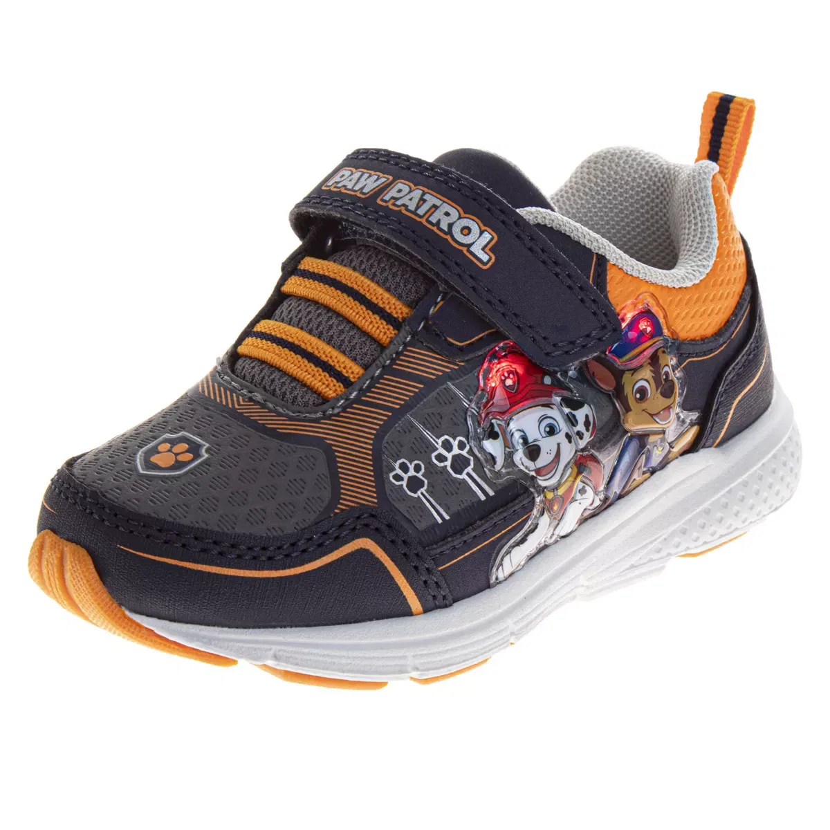 Детские кроссовки для мальчиков с подсветкой Chase Marshall Nickelodeon, Navy Orange
