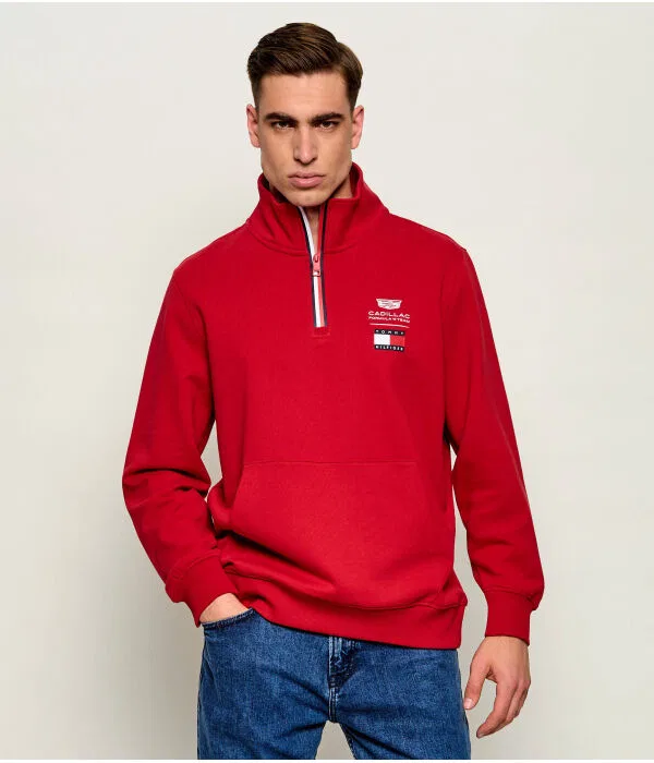 Мужская флисовая кофта Tommy Hilfiger x Cadillac Formula 1 Team, Цвет Rosso