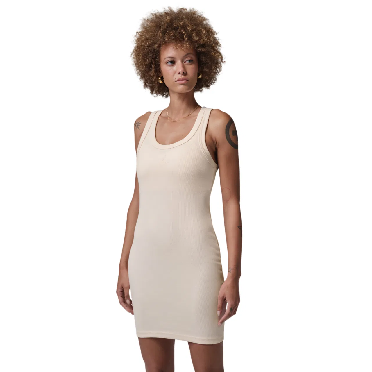 Женское платье-майка BRK Essential Tank Dress Jordan, цвет Pale Ivory/Pale Ivory