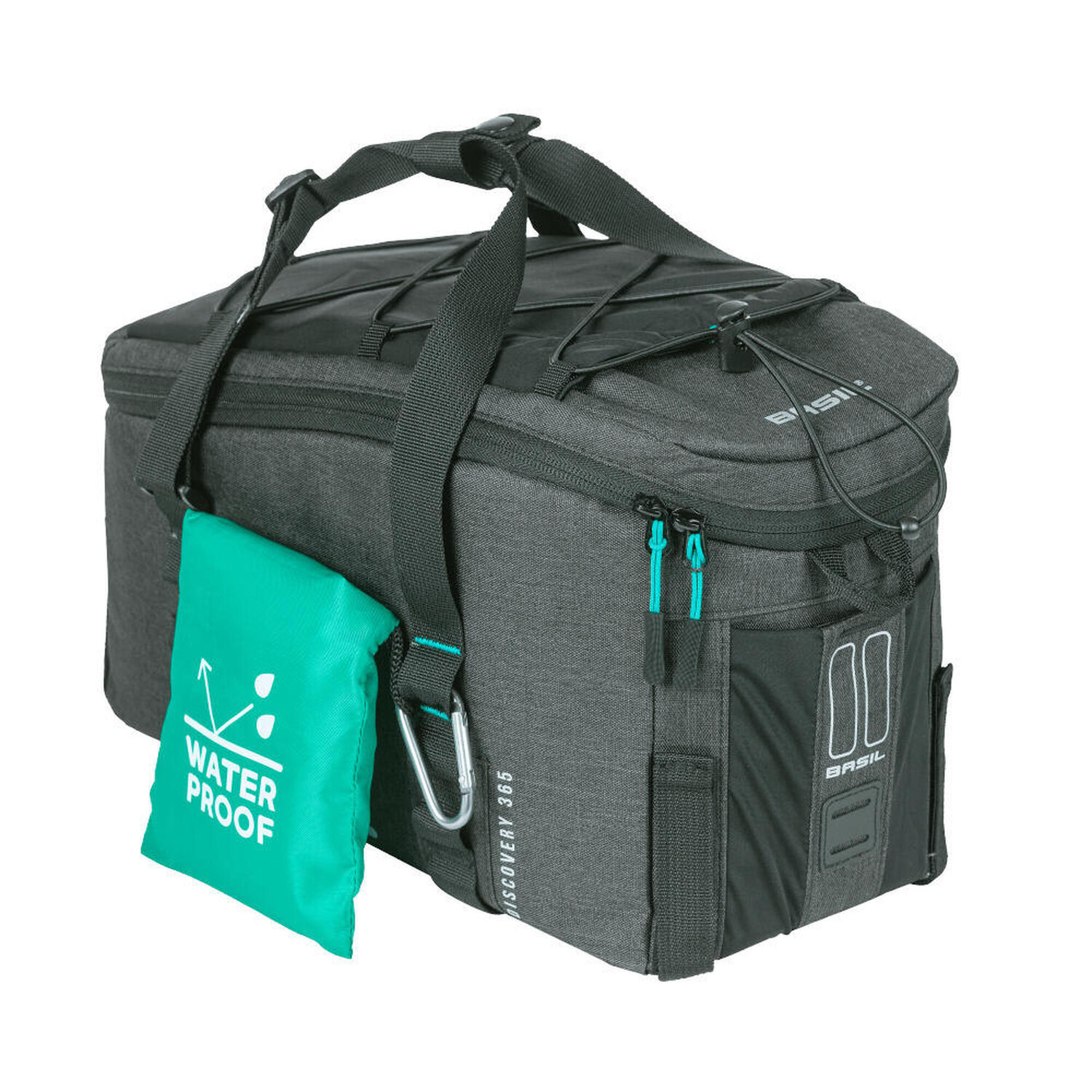 

Сумка-переноска BASIL Discovery 365D, серый / черный / черный