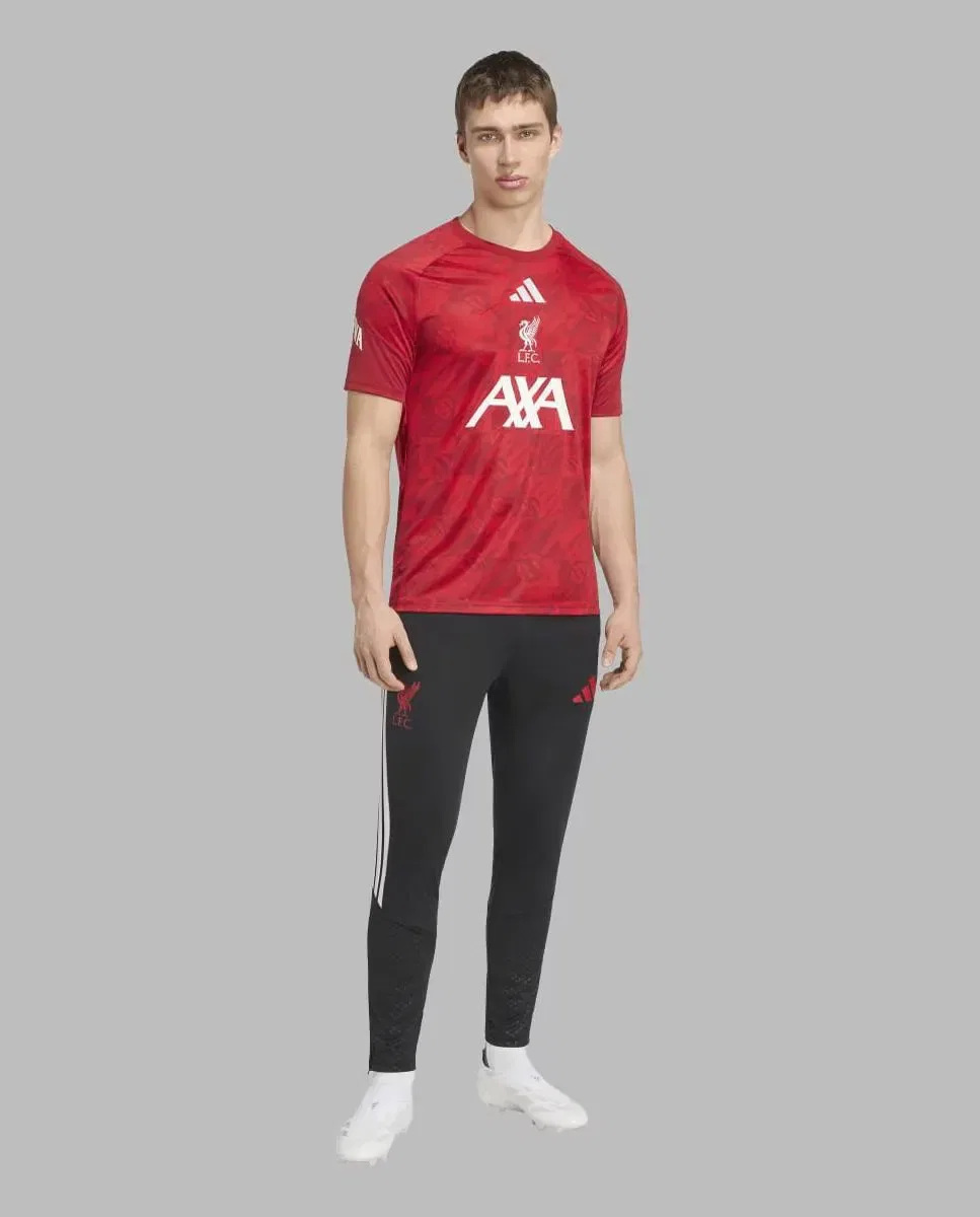 Мужская предматчевая футболка Liverpool FC 2026/2027 Adidas, Красный — фото 3
