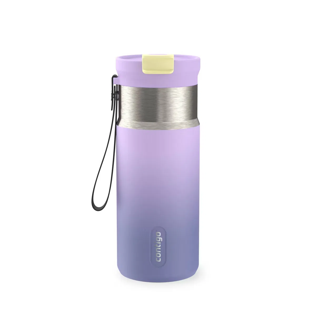 Детская бутылка для воды 470 мл с трубочкой и поильником DualSip Contigo, Lilac Pulse