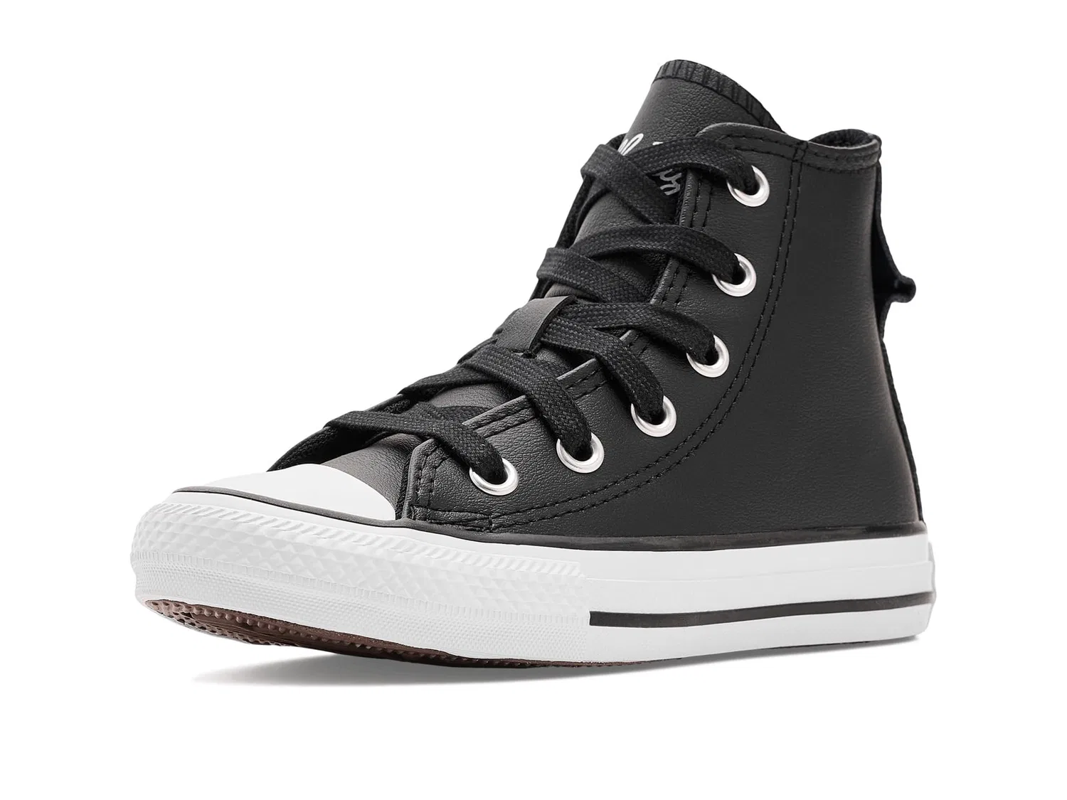 Кроссовки Chuck Taylor All Star Hi (для маленьких детей) Converse Kids, Black/Darker Grey/White