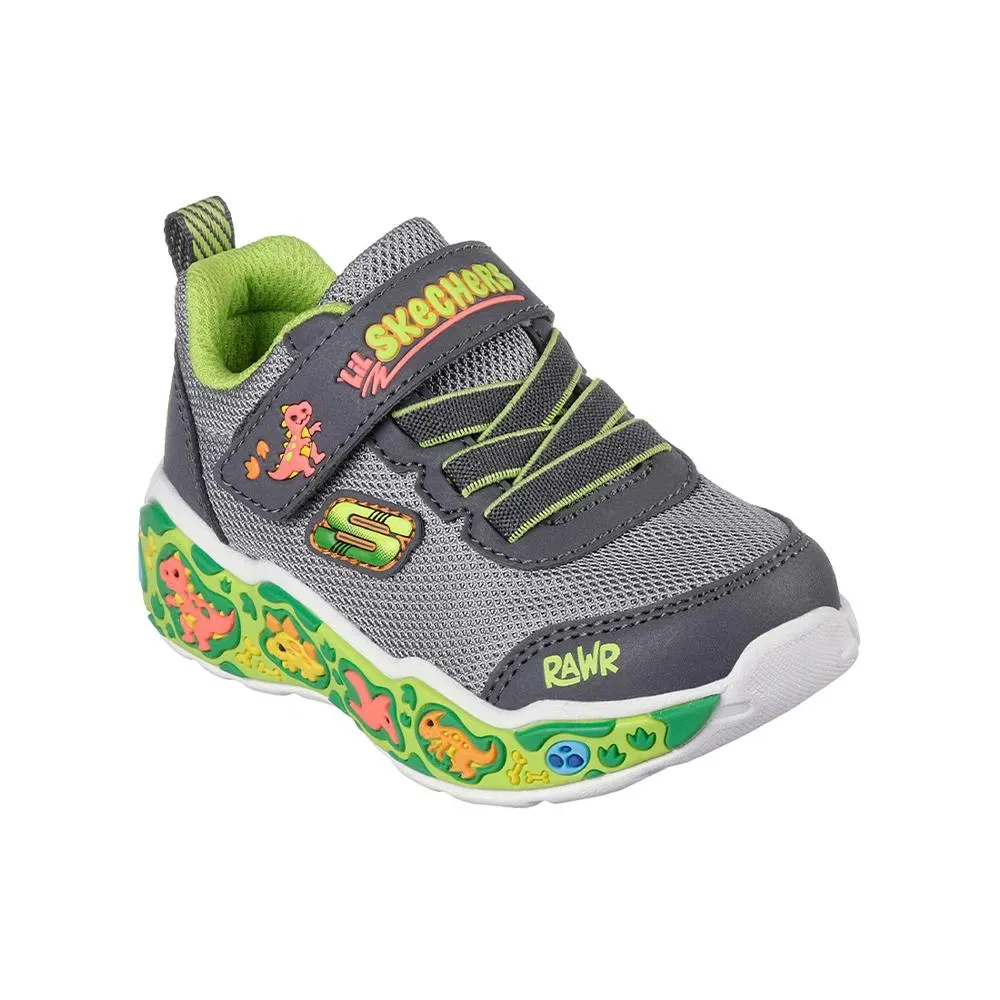 Детские кроссовки для девочек с блестящими вставками Play Scene Fun Squad Skechers, Grey — фото 2