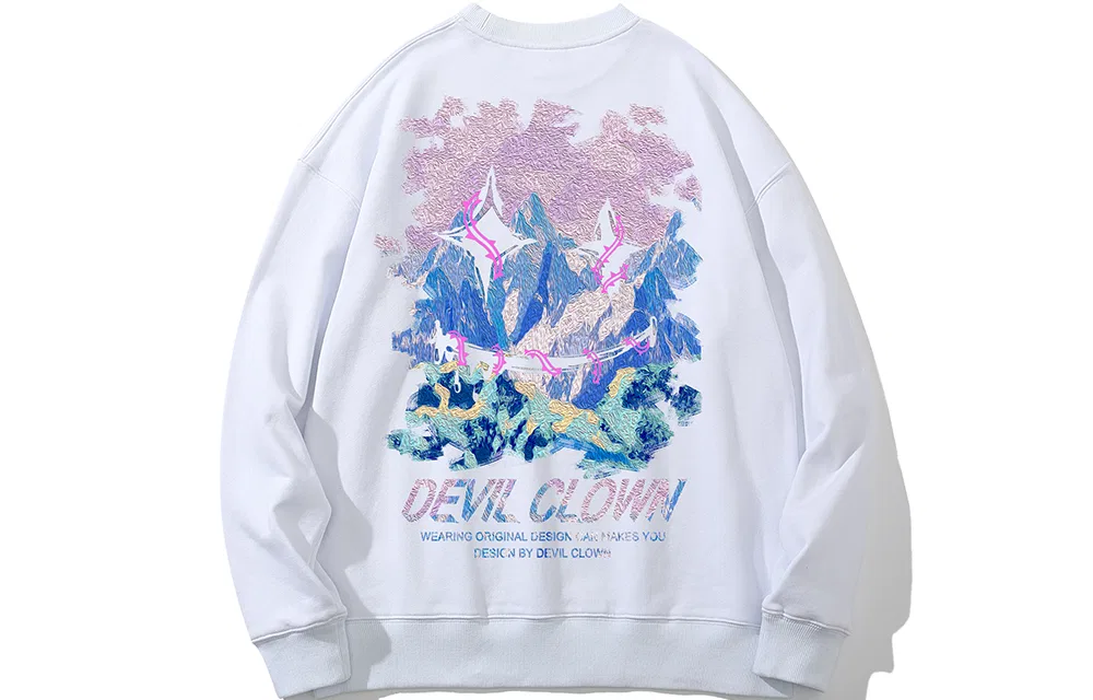 Детский свитшот с круглым вырезом, свободного кроя, Crew Neck, SANSYAS