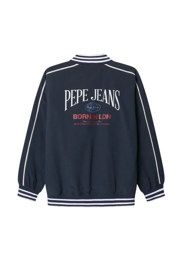 Куртка с принтом bomber Pepe Jeans, темно-синий — фото 2