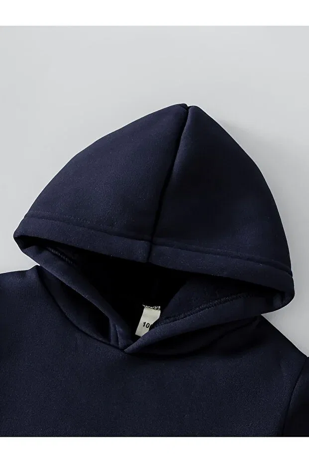 Детский комплект из свитшота и спортивных штанов с принтом Surf Astronaut Premium Let'S Wear, Navy Blue — фото 3
