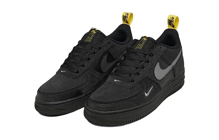 Детские кеды Nike с принтом Cut Out Swoosh, Grey — фото 3