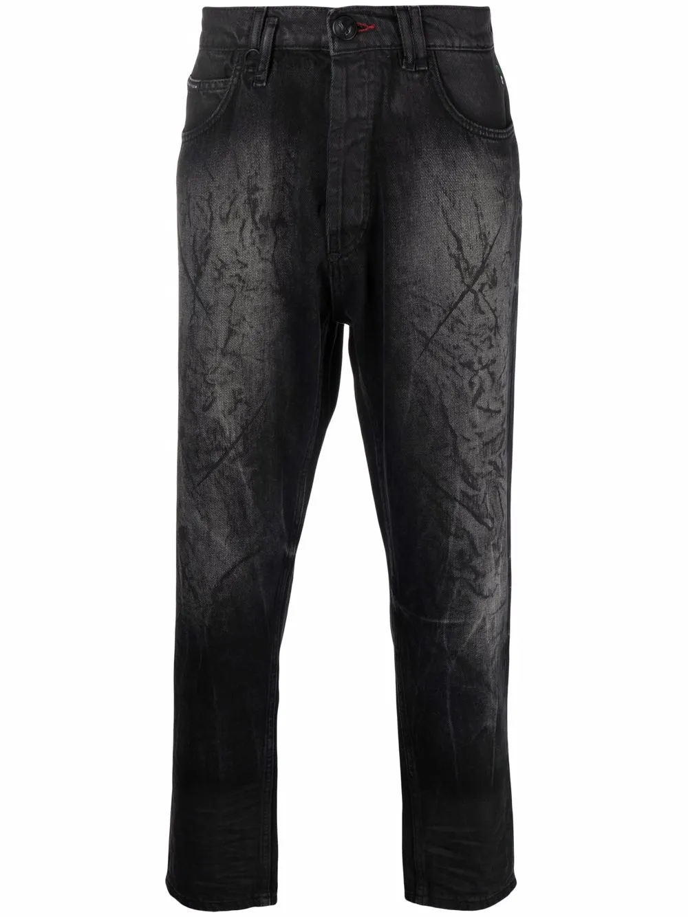 

Зауженные джинсы Philipp Plein, черный