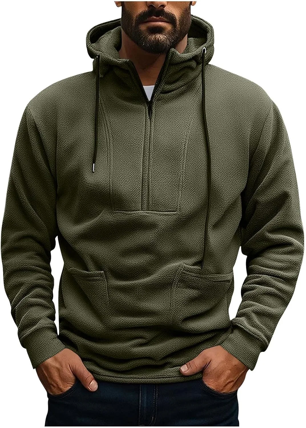 

Толстовка Sherpa с капюшоном и карманами