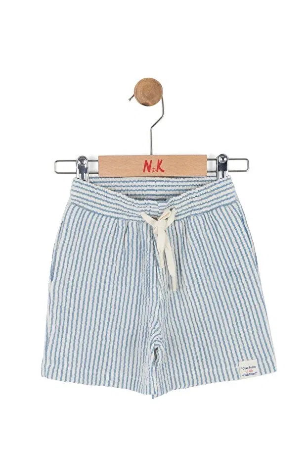 Детские шорты для мальчиков с принтом Nk Kids, Blue