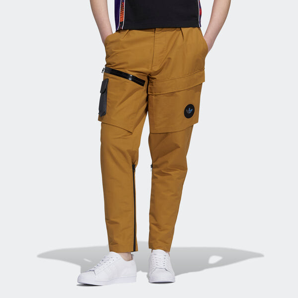 Брюки Men's adidas originals Prem Wvn Pnt Casual Cargo Sports Pants/Trousers/Joggers Orange, оранжевый — фото 2