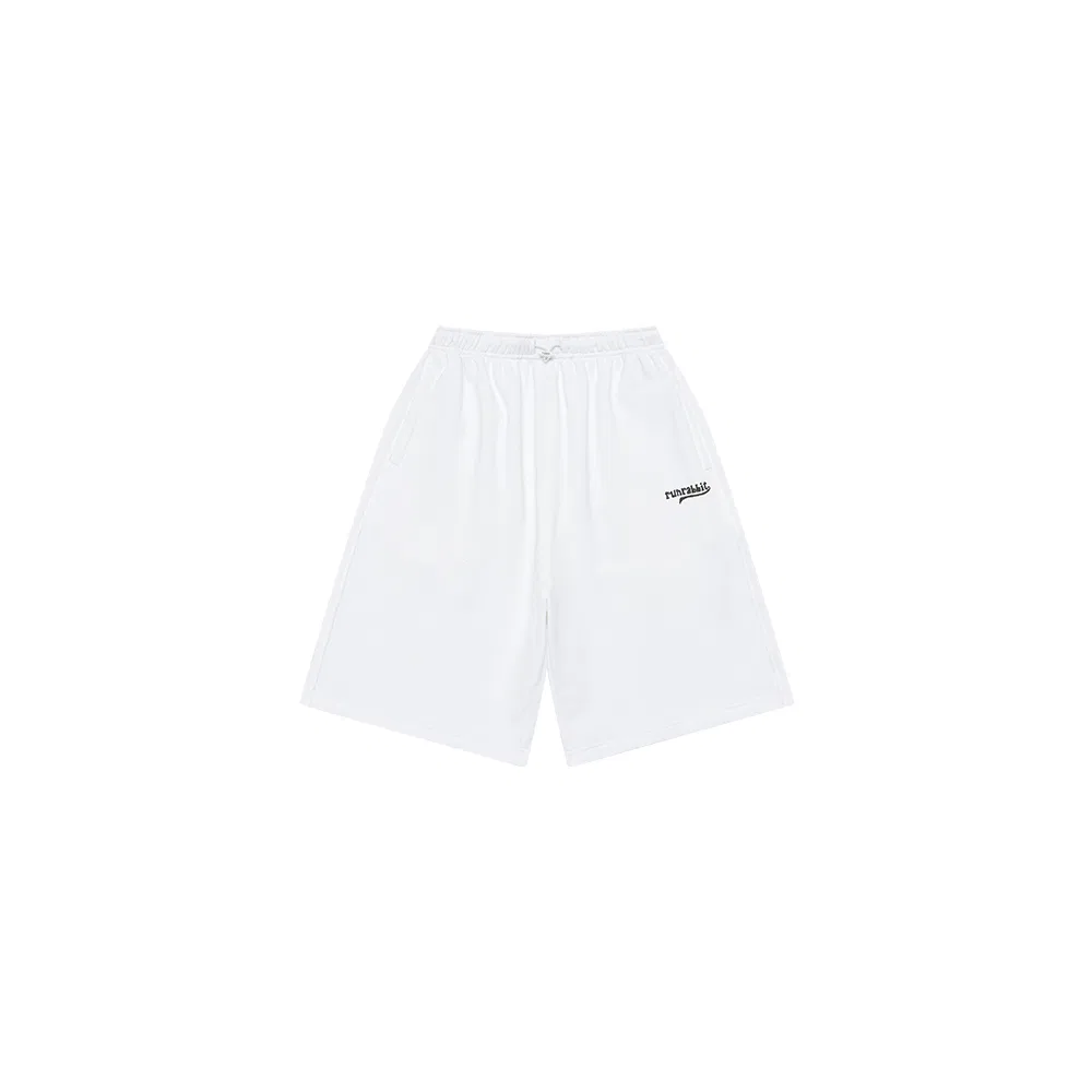Детские шорты свободного кроя EASY Relaxed Shorts RUNRABBIT, Белый