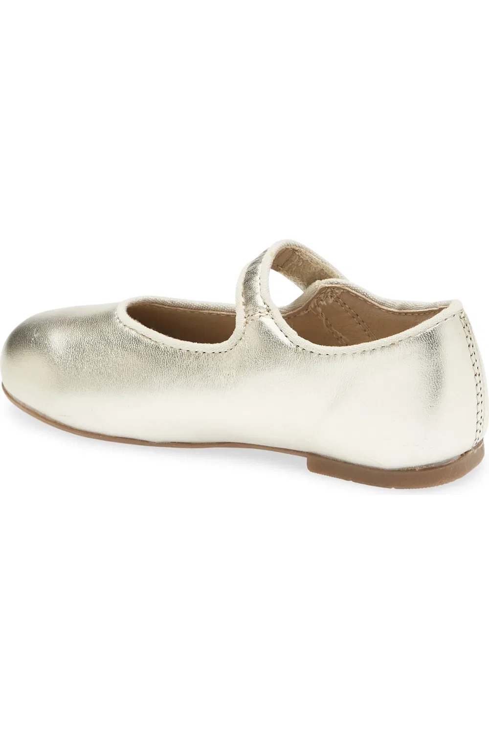 Детские туфли Мэри Джейн на липучке Lady Jane OLD SOLES, Gold — фото 2