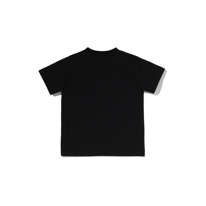 Детская футболка с круглым вырезом Black BK R A BATHING APE, Black — фото 4