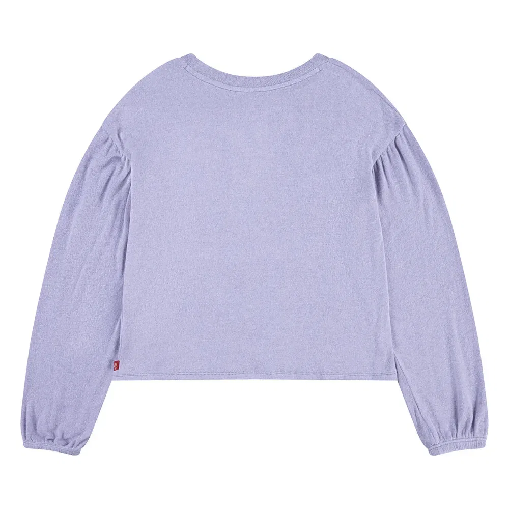 Детская футболка с длинным рукавом Hacci Solid Knit Levi's, Purple — фото 2
