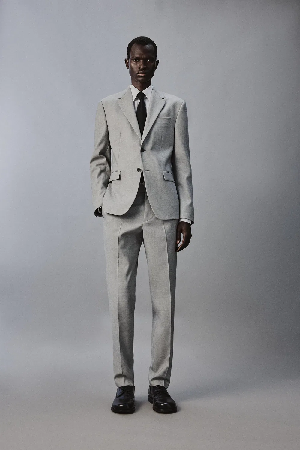 УДОБНЫЕ КОСТЮМНЫЕ БРЮКИ ZARA, Grey