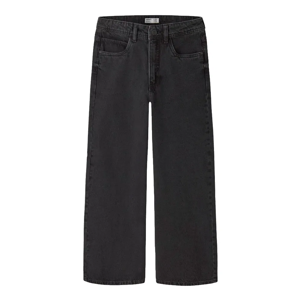 Детские джинсы свободного кроя с потертостями Ben Skater Name it, Black — фото 2