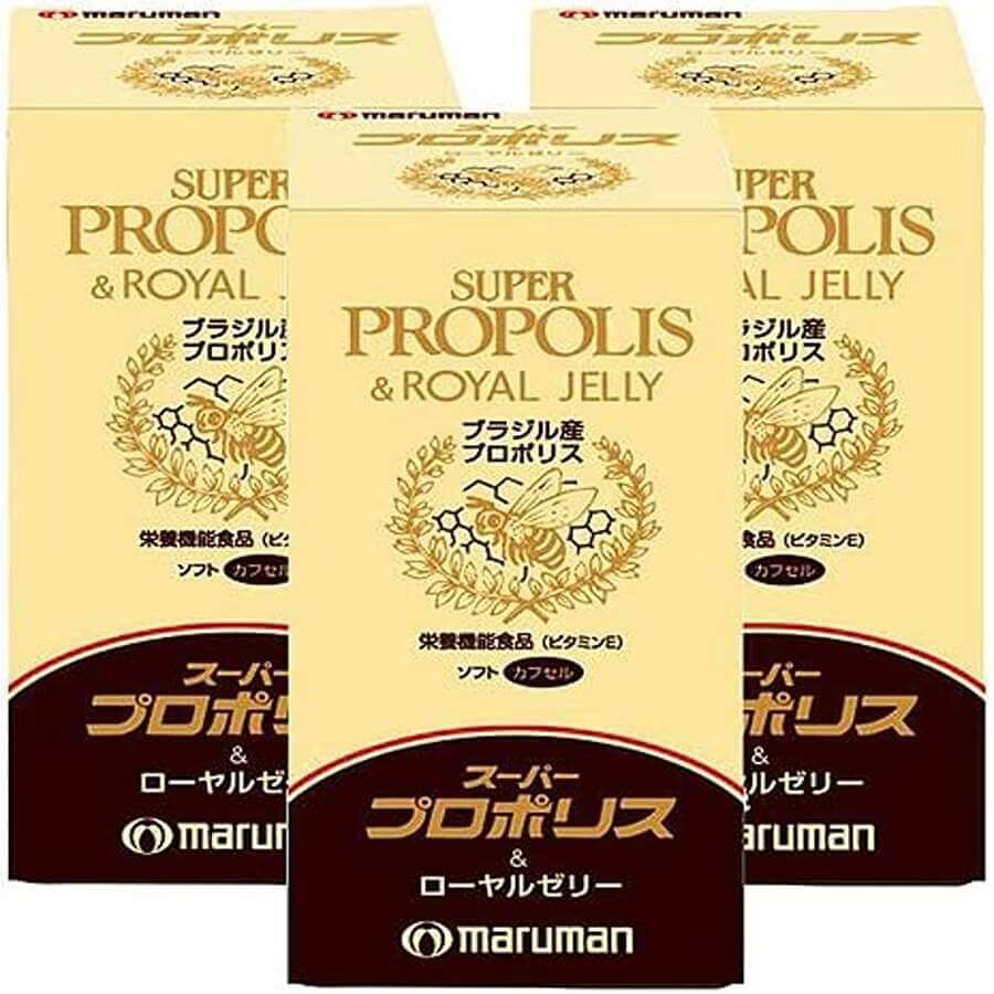 

Прополис и маточное молочко Maruman Super Propolis & Royal Jelly, 2 упаковки, 180 капсул