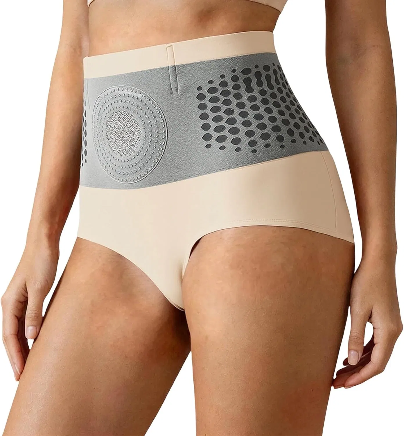 Корректирующее белье 4-в-1, Shapewear, Высокая талия, Бренд Generic, XXL, 01 Beige