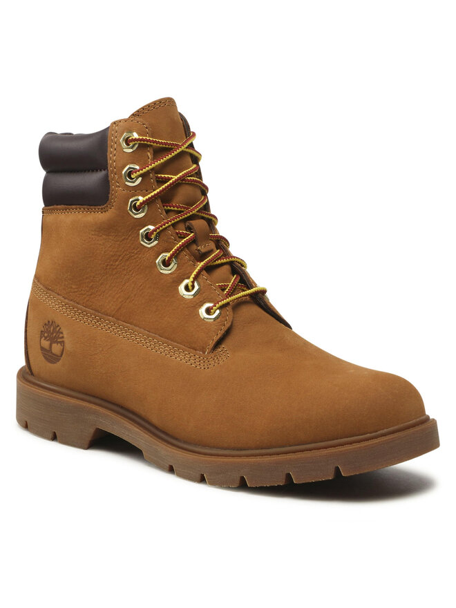 Мужские ботинки Timberland из нубука средней высоты, светло-коричневый — фото 2