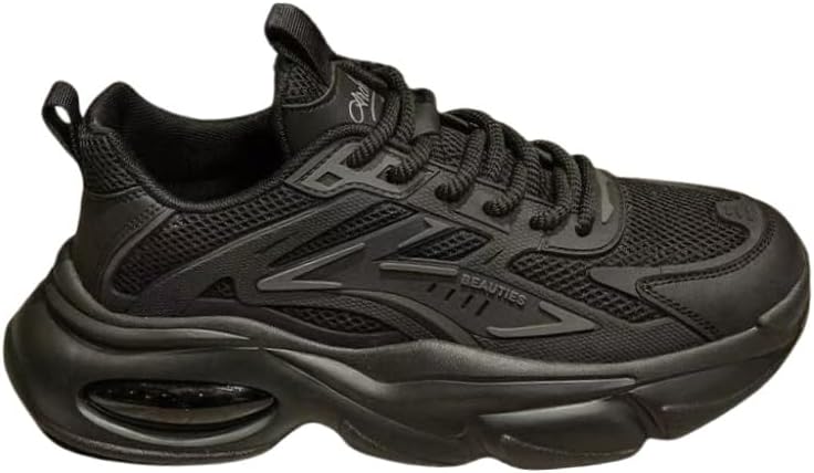 

Мужские модные спортивные кроссовки - для улицы, бега, фитнеса, повседневной носки, с противоскользящей подошвой и долговечные, подходят для всех сезонов Fmshi, черный