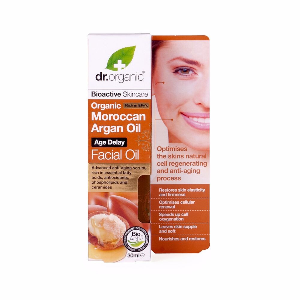 

Увлажняющее масло для ухода за лицом Aceite facial de aceite de argan Dr. organic, 30 мл