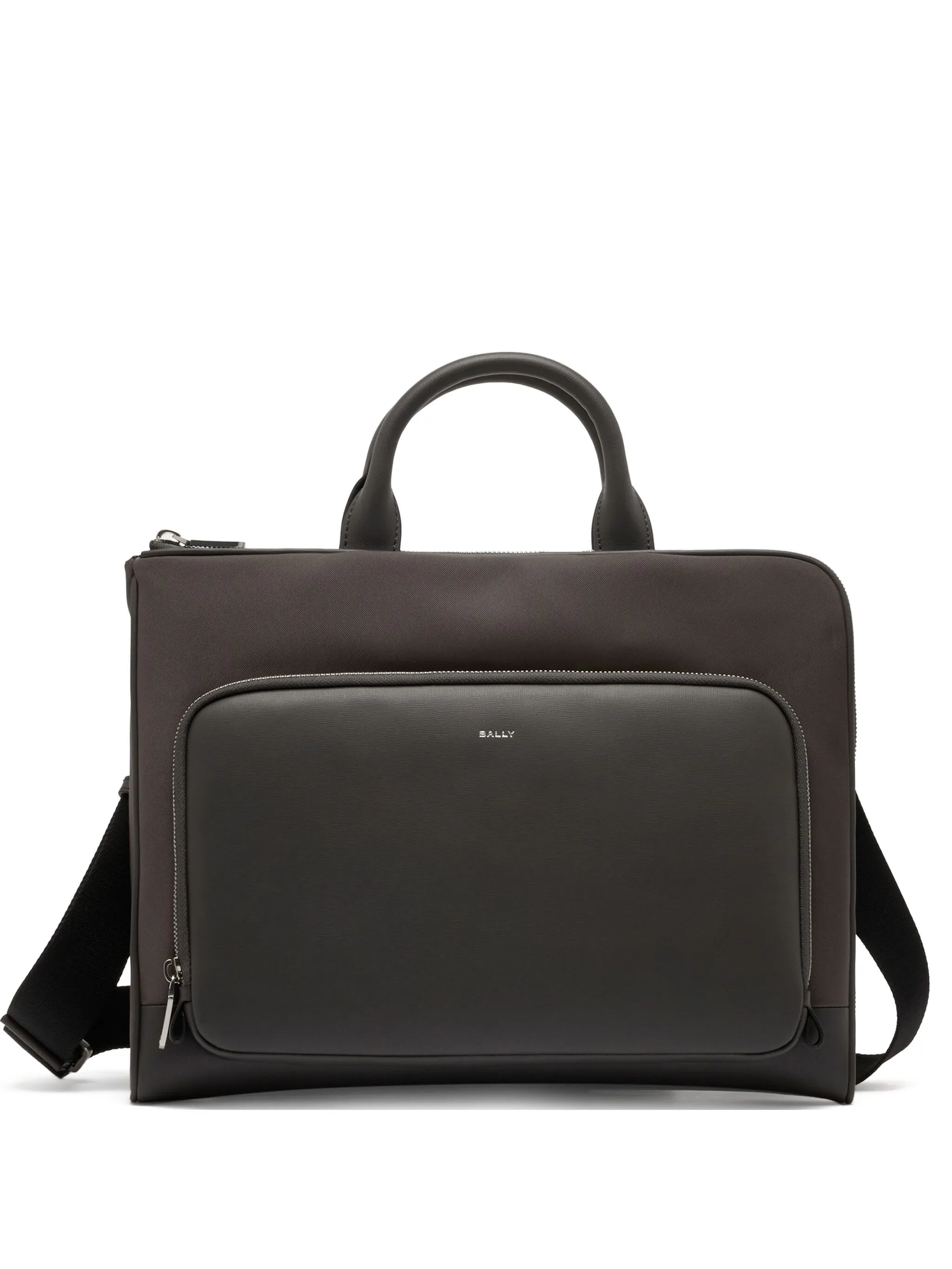 

Портфель с кожаной отделкой Vogel Bally, серый