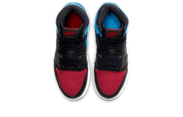 Кроссовки 1 ретро высокие og Air Jordan, черный — фото 4