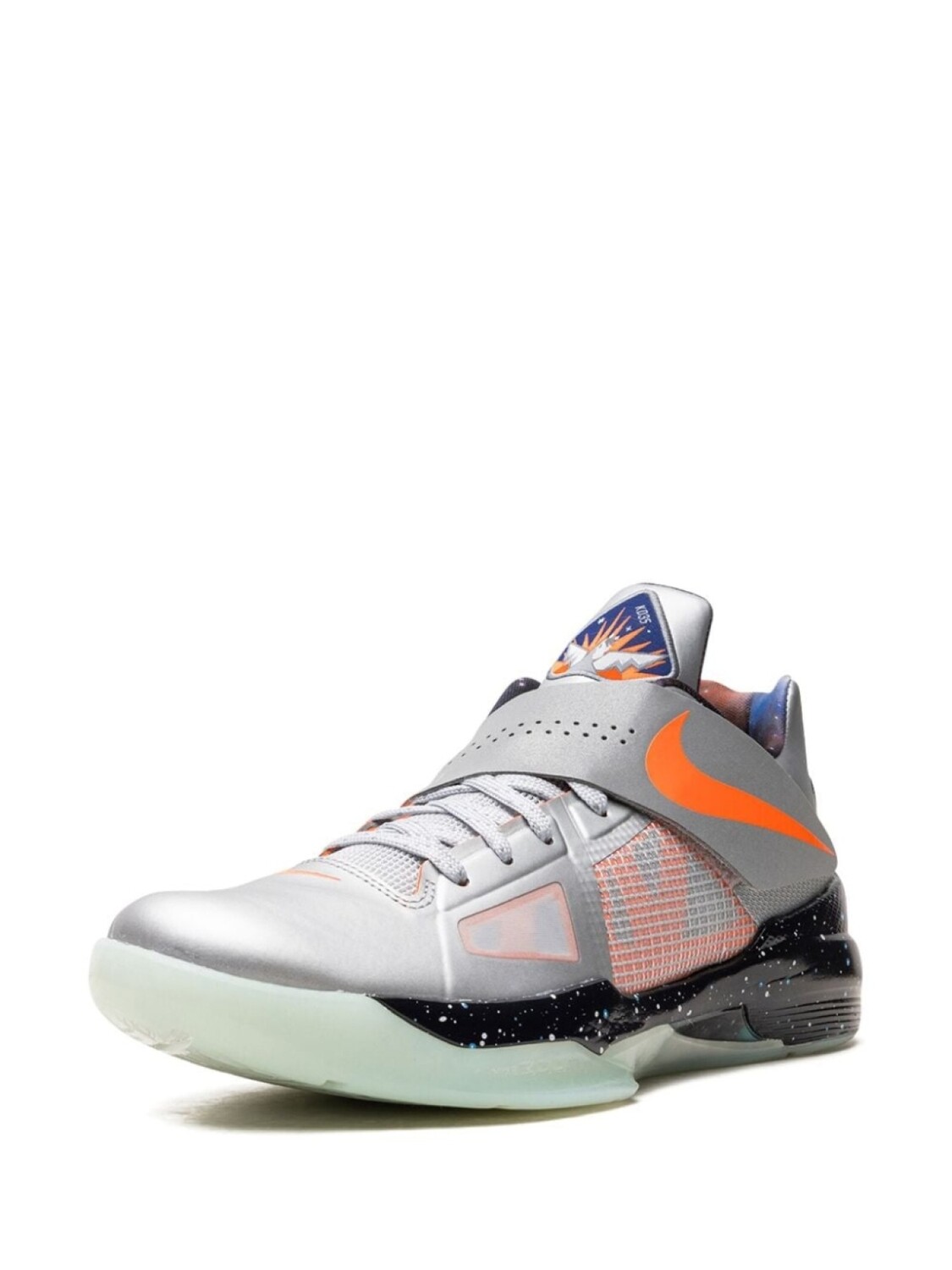Кроссовки KD 4 Galaxy Nike, серебристый — фото 4