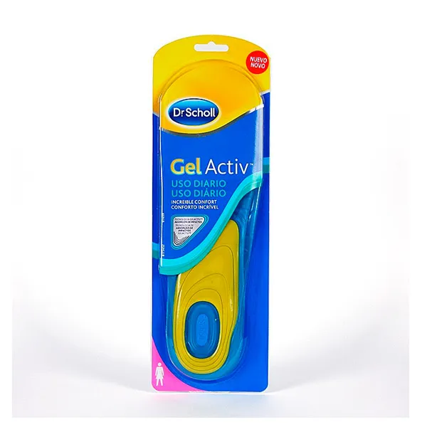 

Шаблон ежедневного использования Gel Activ Mujer Scholl, 2 UD