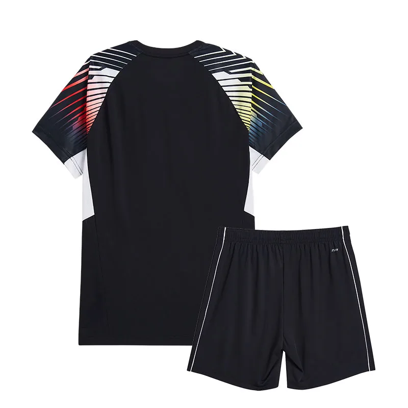 Спортивная одежда Li-Ning Casual Unisex, Black Top+Black Pants — фото 3