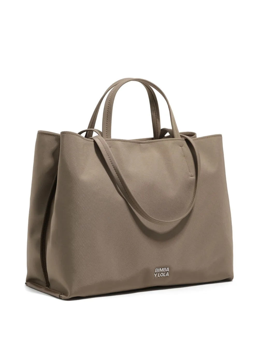 

Большая сумка-тоут с чихуахуа на молнии Bimba y Lola, коричневый