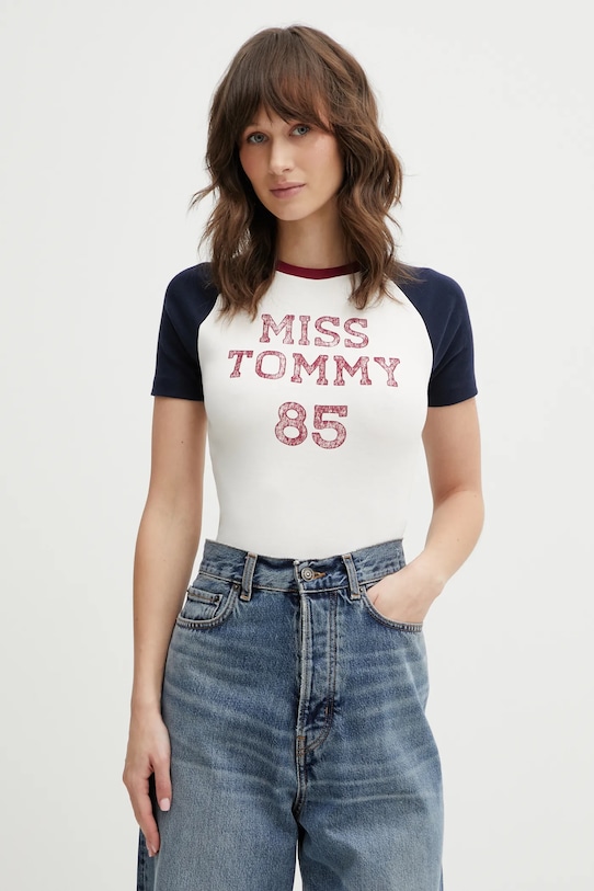 

Футболка Tommy Jeans, бежевый