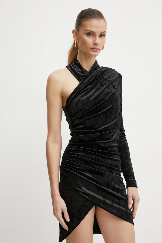 

Вельветовое платье Pinko, черный