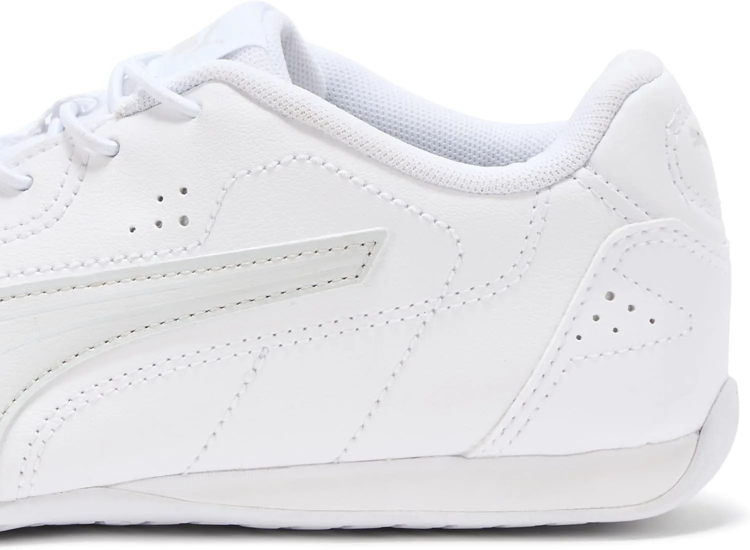 Кроссовки PUMA унисекс для детей с альтернативной застежкой, белый/серый — фото 4