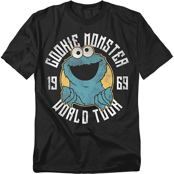

Футболка Big & Tall Cookie Monster World Tour Licensed Character