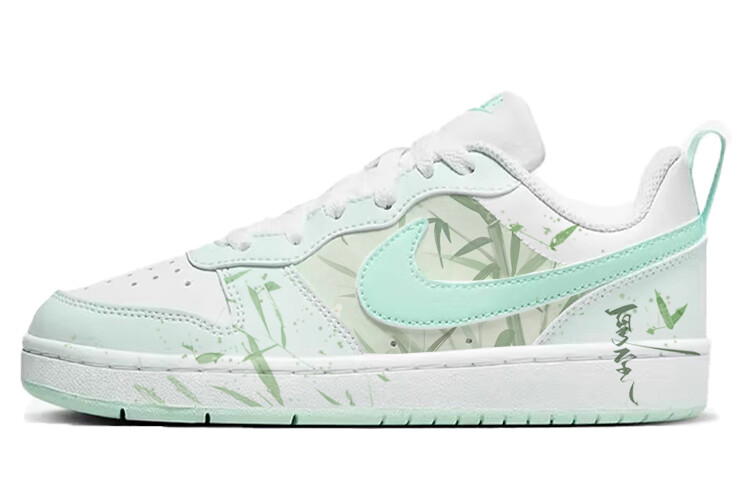 

Кроссовки Nike Court Borough Skateboarding Shoes Women's Low-top White/Turquoise, голубой, Синий, Кроссовки Nike Court Borough Skateboarding Shoes Women's Low-top White/Turquoise, голубой