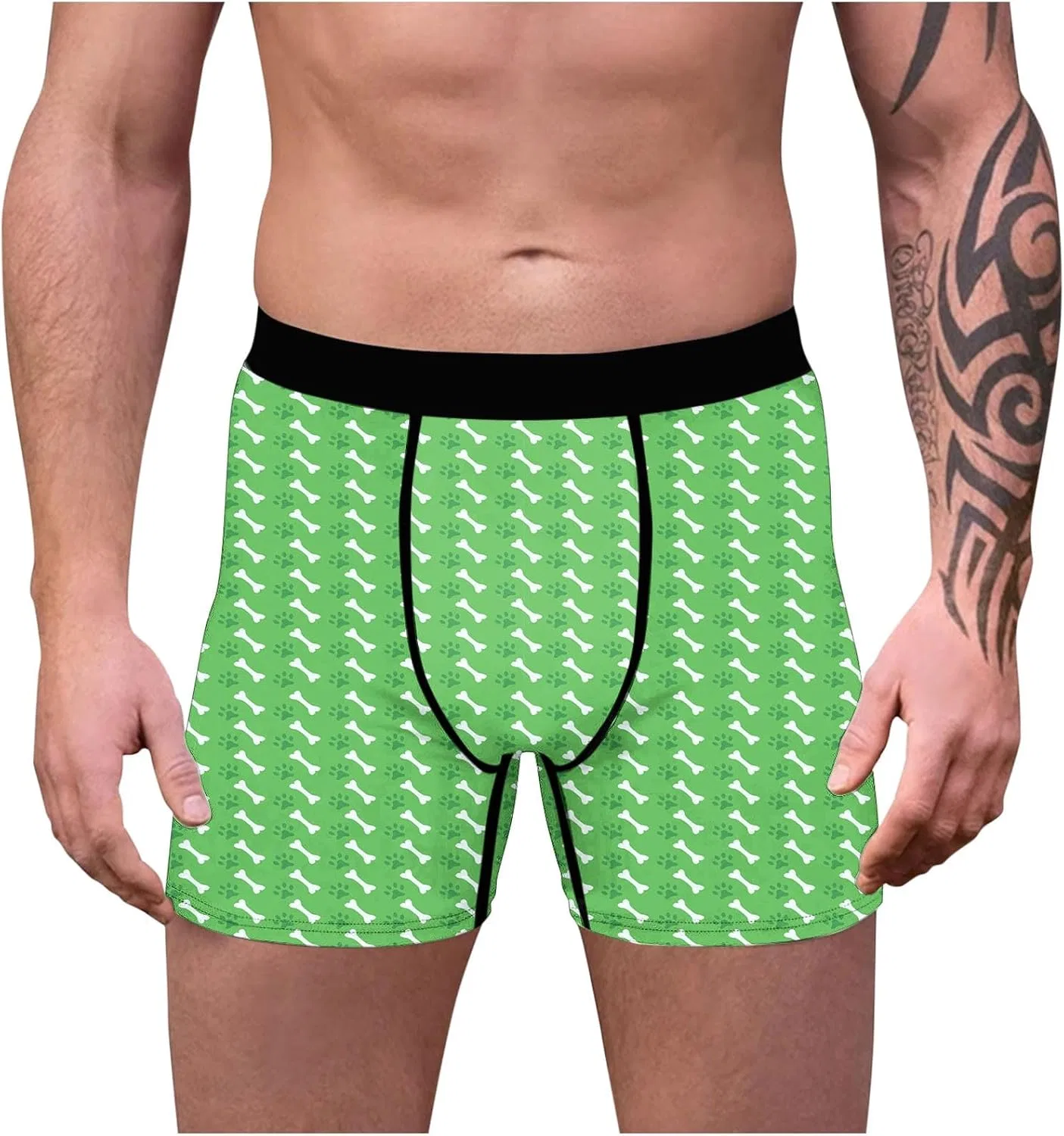 Боксеры с принтом, Valentine, Green