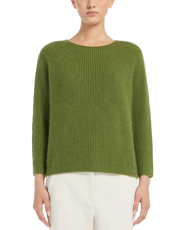 

Свитер Weekend Max Mara Xeno, зеленый