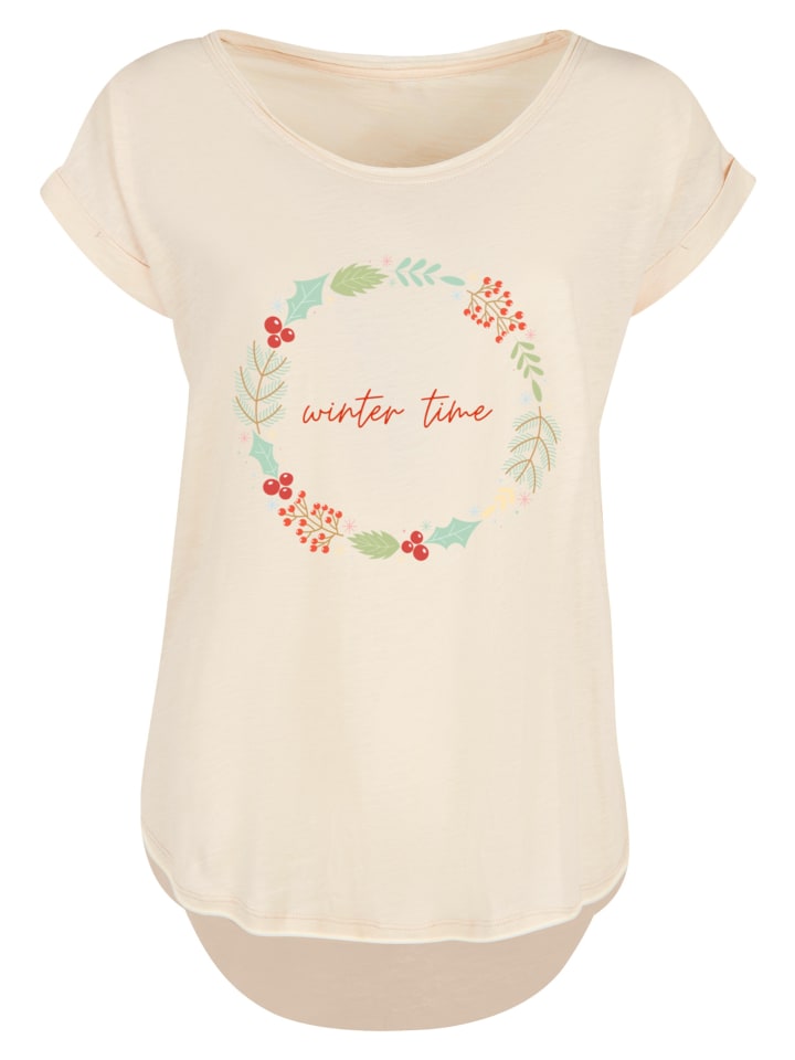 

Футболка с длинным кроем. Зимнее время в Уайтсэнде F4NT4STIC, белый