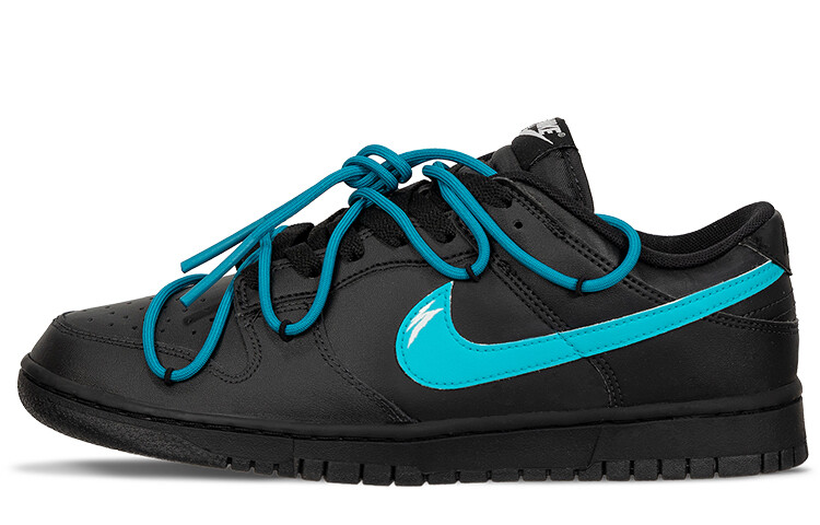 

Кроссовки Nike Dunk Skateboard Shoes Men Low-Top Black Blue