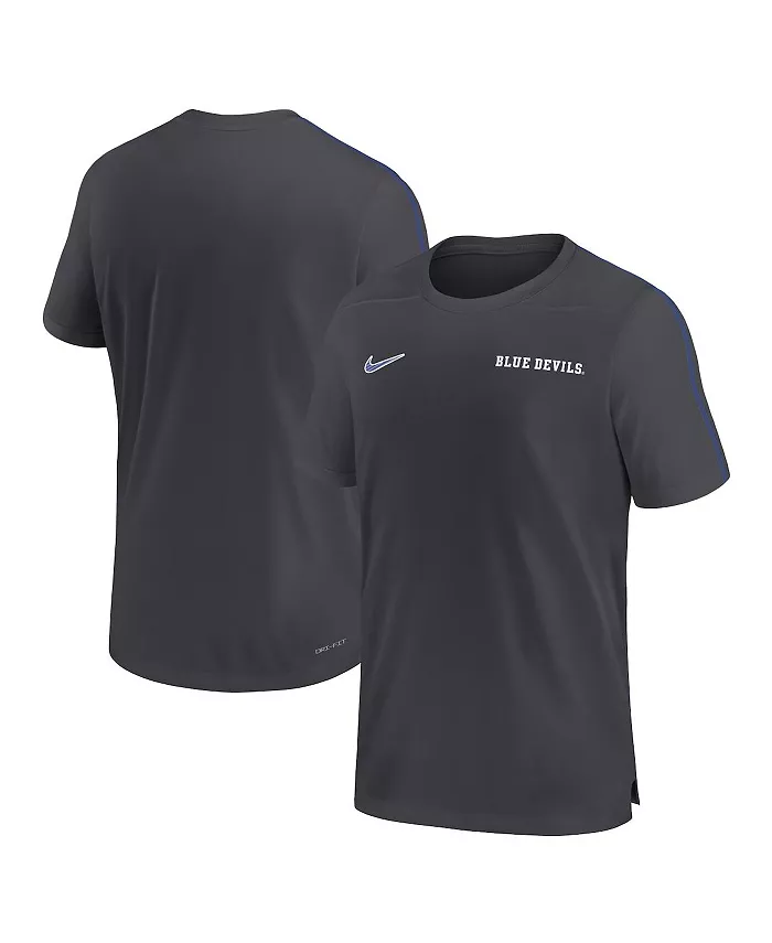 

Мужская футболка Duke Blue Devils 2024 Sideline Coach Performance T-shirt Nike, серый