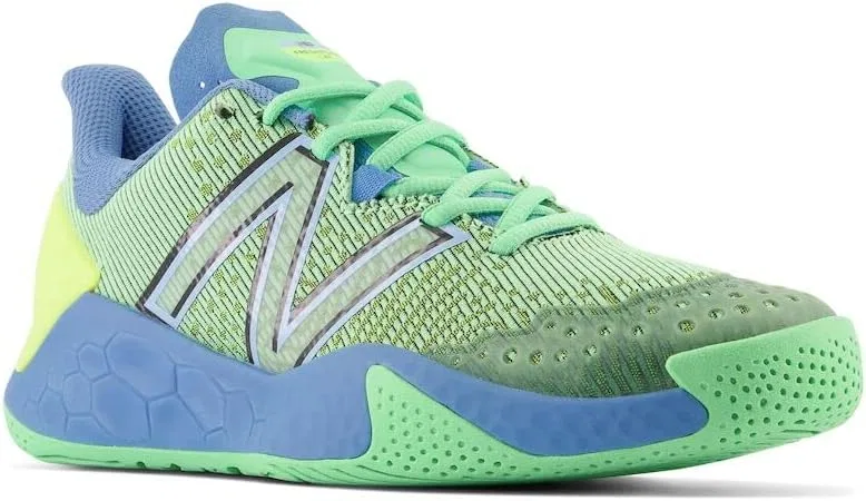 Кроссовки для тенниса New Balance Fresh Foam X Lav V2, Electric Jade/Heritage Blue — фото 4