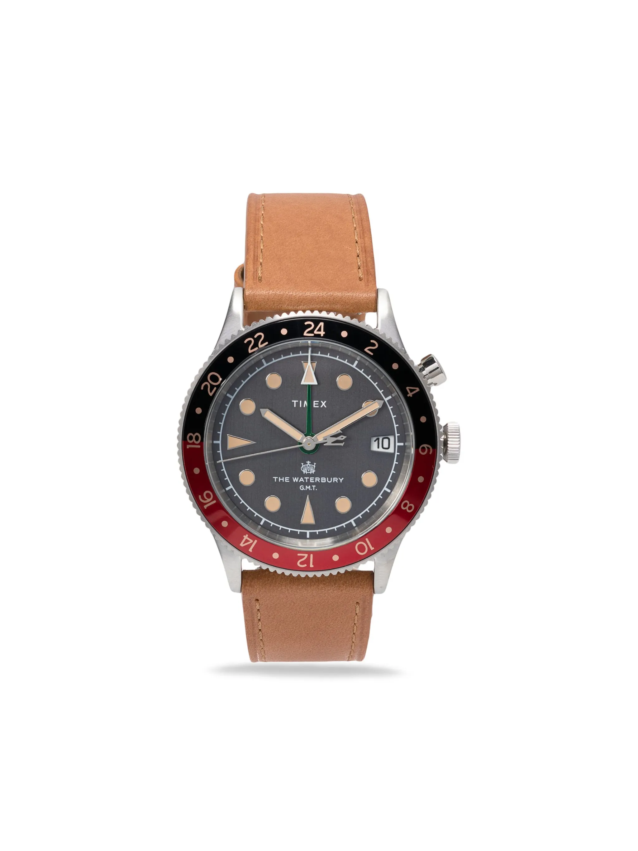 

Наручные часы Waterbury Traditional GMT 39 мм Timex, коричневый