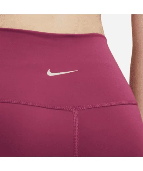 Леггинсы для йоги Nike Dri-FIT, 7/8 длины, красные — фото 4