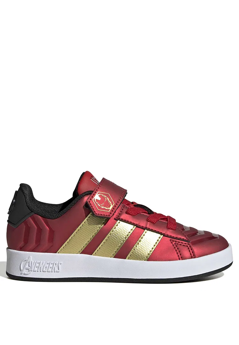 Кроссовки детские, Adidas x Marvel Avengers Grand Court, Adidas, черный