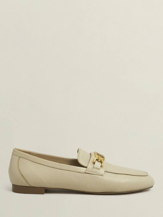 Кожаные мокасины фиби Hobbs, цвет Chalk Beige