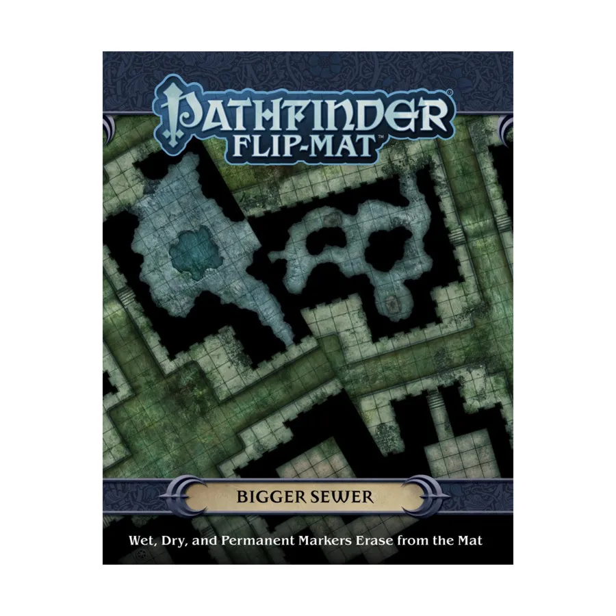 

Пакет карт — Большая канализация, GameMastery & Pathfinder - Map Packs - Crypts, Dungeons, & Underground Locales