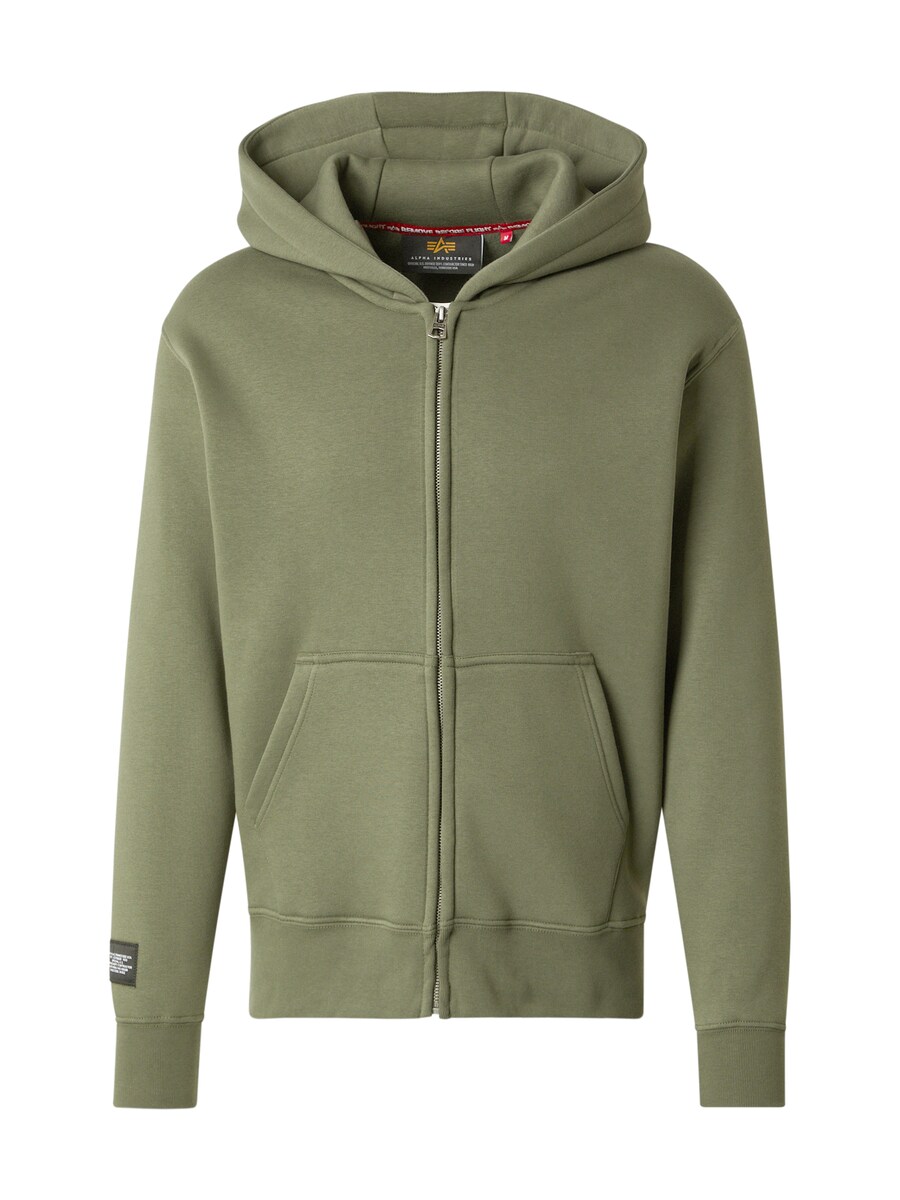 

Худи с капюшоном на молнии ALPHA INDUSTRIES, Green